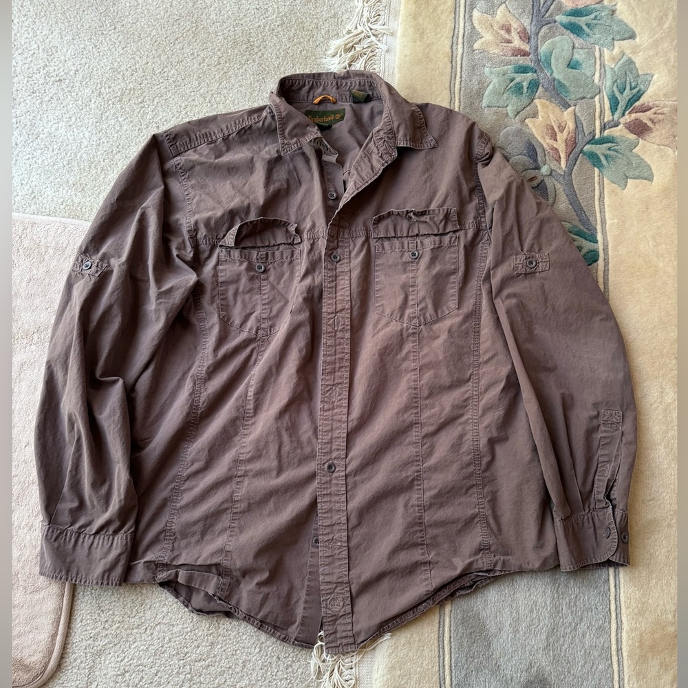 Timberland long sleeve button up outdoor shirt XL